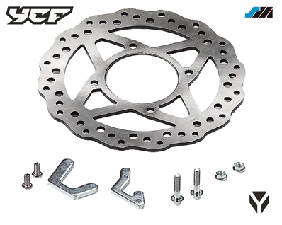 DISQUE DE FREIN AVANT 240mm AVEC PATTE DE DEPORT SPECIFIQUE SUPERMOTO