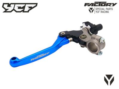 CLUTCH LEVER FOLDABLE BLUE