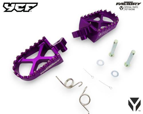 REPOSES PIED CNC ALU VIOLET