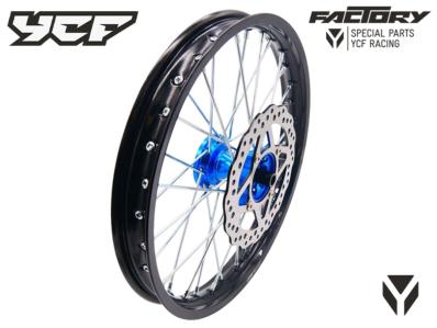 ROUE AVANT BIGY ALU 7116 - MOYEU CNC BLEU