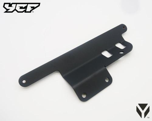 Support acier gauche sabot moteur MINI GP Noir MAT