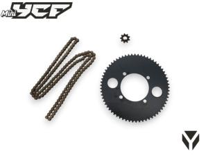 KIT TRANSMISSION BB16 (COURONNE 65T, PIGNON 9T, CHAINE 140T)