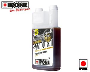 IPONE SAMOURAI RACING - Huile moteur 2T 100% Synthétique - 1L