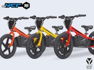 DRAISIENNE ELECTRIQUE YCF 16" 2026 BLEU CIEL