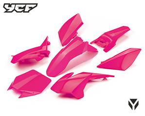 KIT PLASTIQUE LITE/START 125 ROSE