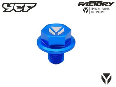 YCF MAGNETIC DRAIN PLUG BLUE