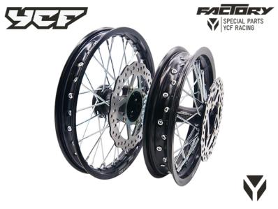KIT ROUE ALUMINIUM 12/14'' MOYEU CNC NOIR