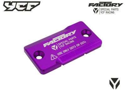 COUVERCLE CNC DE MAITRE CYLINDRE DE FREIN AVANT VIOLET