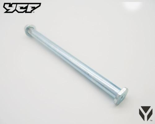 Axe de roue arriere MINI GP L=230mm perces avec ecrou M14