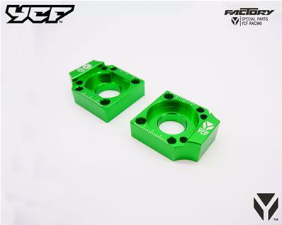 TENDEUR DE CHAINE CNC POUR BRAS ALU Ø 15 VERT