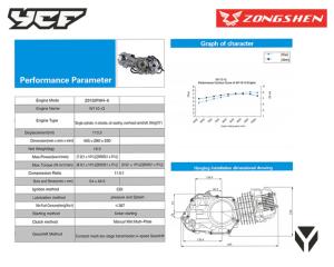 MOTEUR ZONGSHEN FIDDY 110 BOITE COURTE