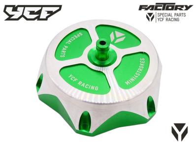 FUEL CAP ALUMINIUM YCF GREEN