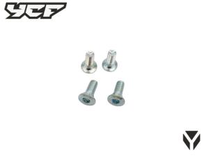 KIT VIS DISQUE DE FREIN M8x20 avec épaulement 10mm pour roue cross